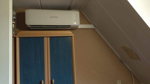 airco in een slaapkamer in Purmerend